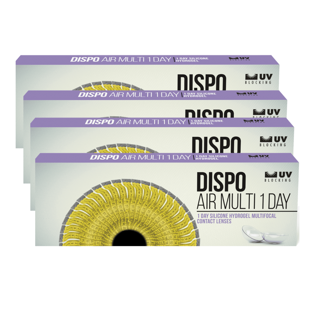 DISPO Air Multi 1 Day 120pck עדשות מגע מולטיפוקל יומיות