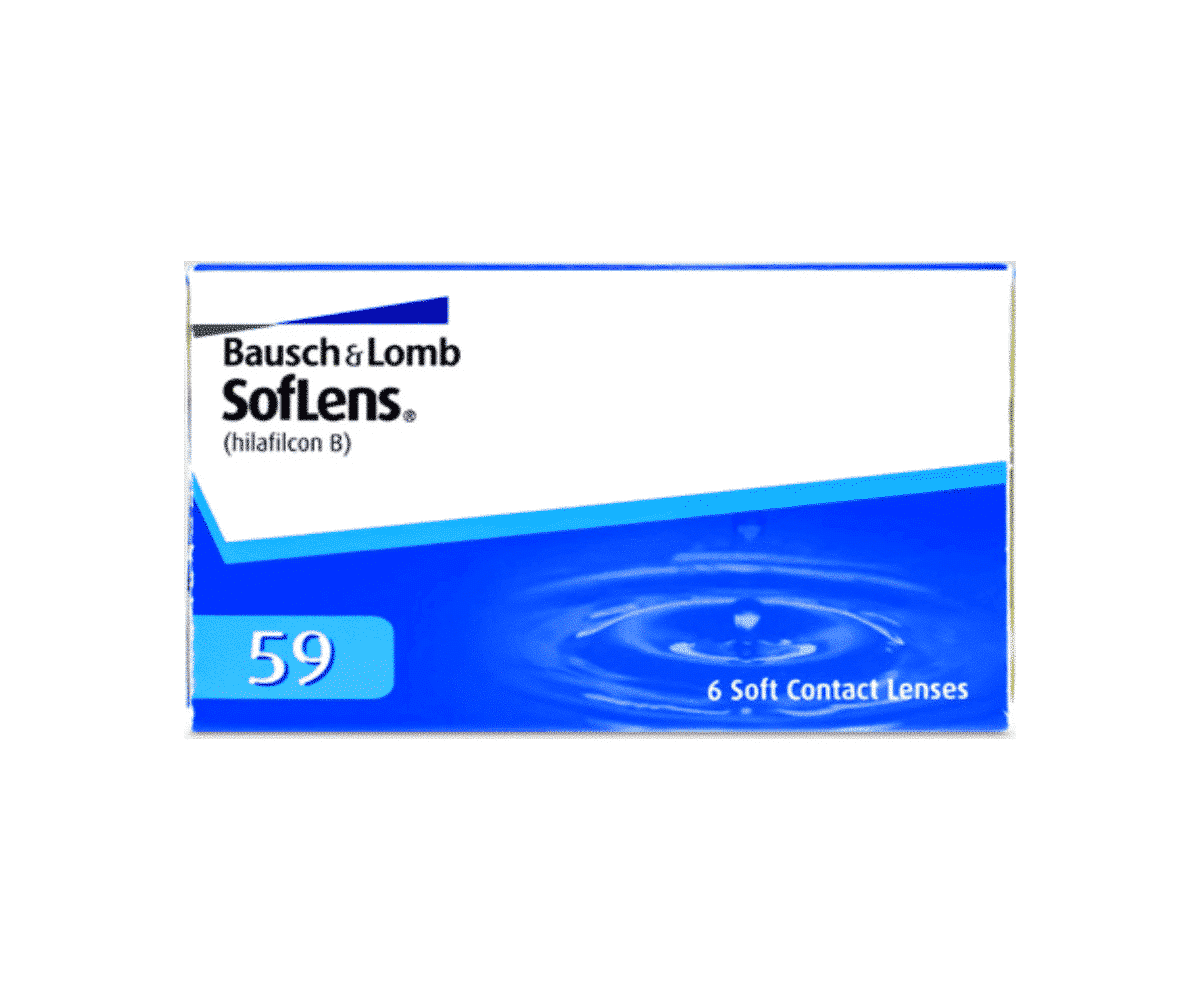 עדשות מגע חודשיות  סופלנס 59  Soflens 59 6pck