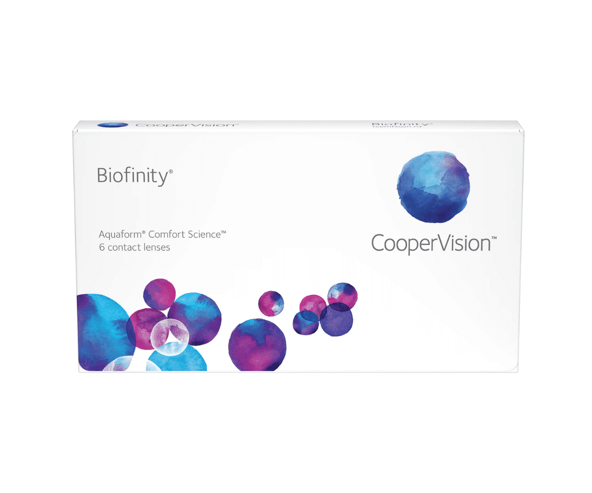 עדשות מגע חודשיות  ביופיניטי קופר ויז'ן  Biofinity 6pck