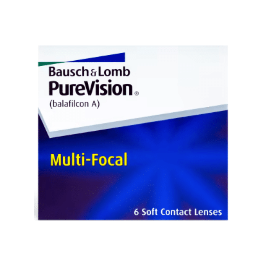 עדשות מגע מולטיפוקל חודשיות  פיור ויז’ן מולטיפוקל  Purevision Multifocal 6pck