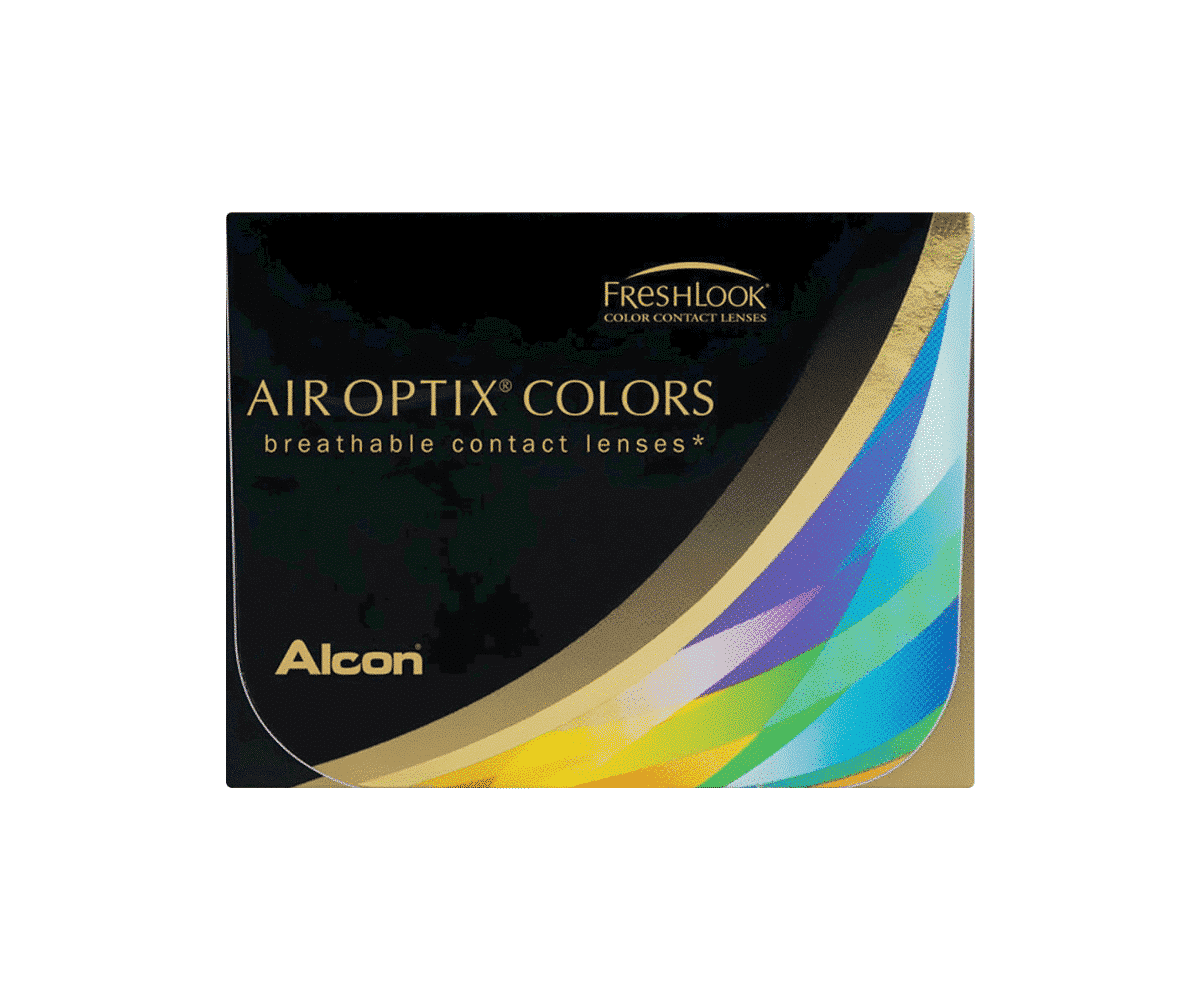 עדשות צבעוניות חודשיות אייר אופטיקס קולורס Air Optix Colors 2pck