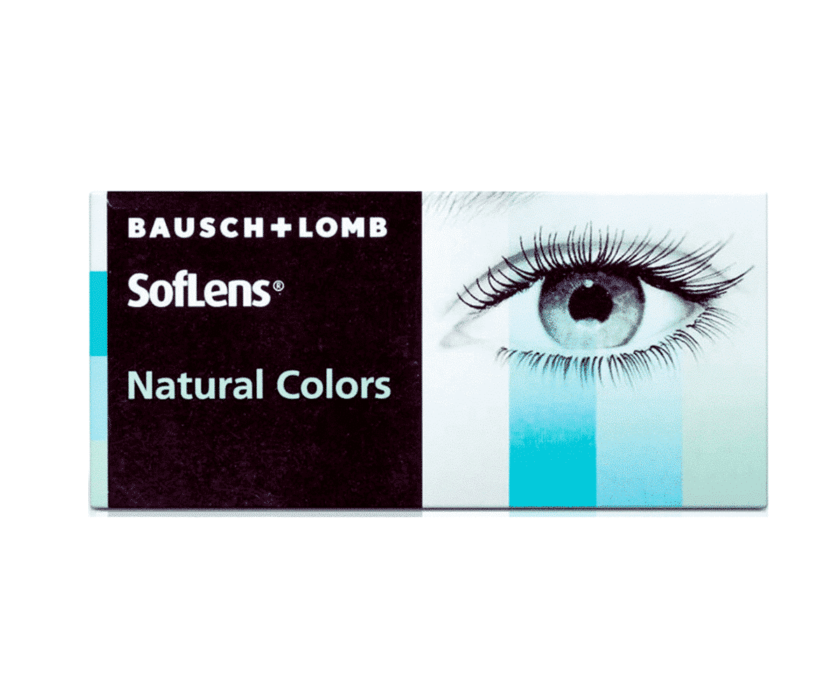 עדשות צבעוניות חודשיות סופלנס נטורל קולורס Soflens Natural Colors 2pck
