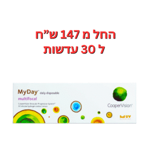 עדשות מולטיפוקל יומיות מיי דיי מולטיפוקל 30 יחי' MyDay Multifocal 30pck