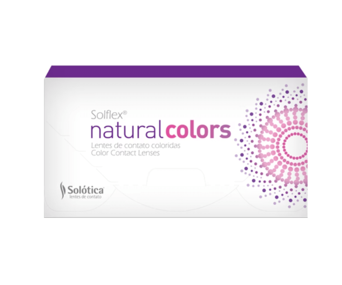 עדשות צבעוניות חודשיות   סולוטיקה נטורל קולורס חודשיות  Solotica Natural Colors 2pck