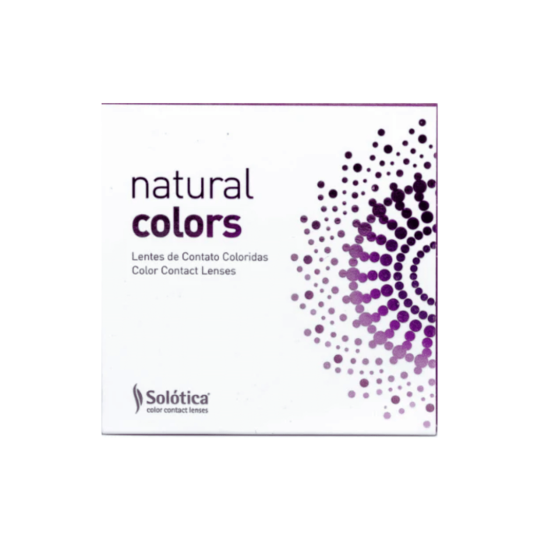 עדשות צבעוניות שנתיות  סולוטיקה נטורל קולורס  Solotica Natural Colors 2pck