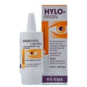 טיפות עיניים ליובש כרוני הילו פארין 10 מ”ל  Hylo Parin 10ml