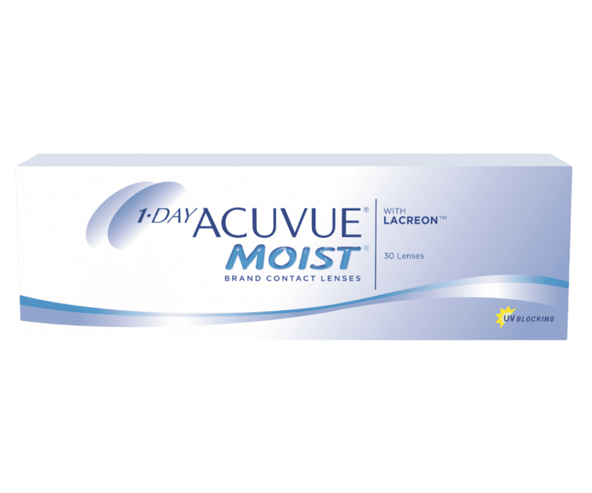 עדשות מגע יומיות  אקיוביו מויסט  1Day Acuvue Moist