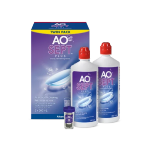 זוג תמיסות מי חמצן  תמיסת אאוספט פלוס Aosept Plus 360ml x2