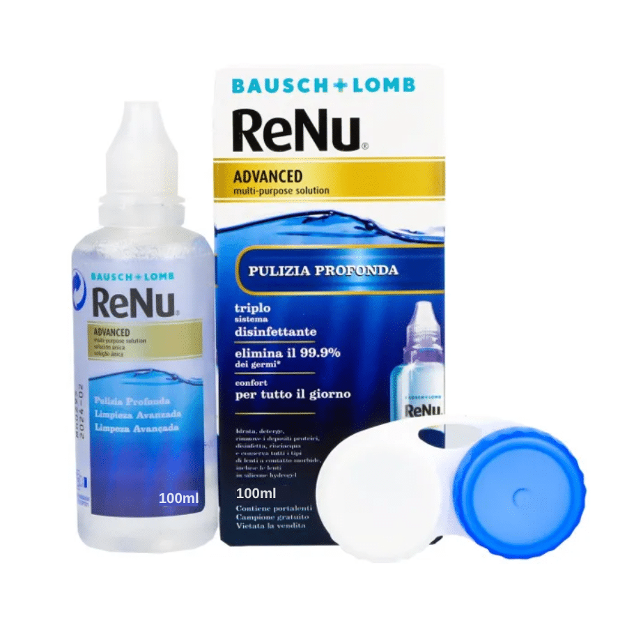 תמיסת נסיעות לחו”ל  רניו אדוונס 100 מ”ל  ReNu Advanced 100ml