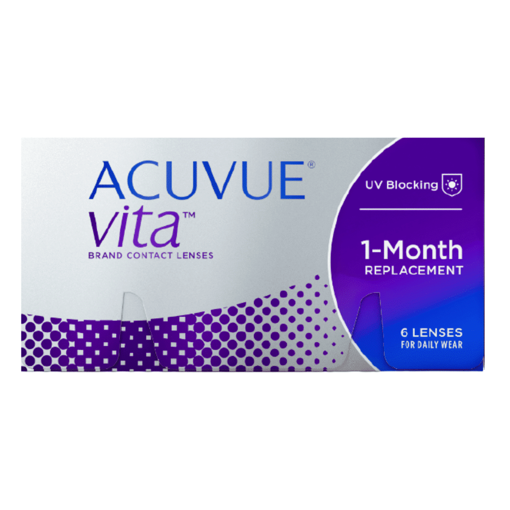 עדשות מגע חודשיות  אקיוביו ויטה 6 יחי’  Acuvue Vita 6pck