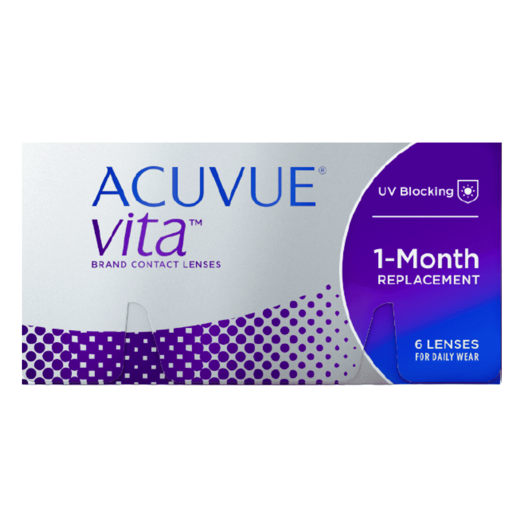 עדשות מגע חודשיות  אקיוביו ויטה 6 יחי'  Acuvue Vita 6pck