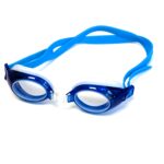 משקפת שחייה אופטית עם צילינדר ומספרים גבוהים לראייה צלולה וחדה במים - צבע כחול