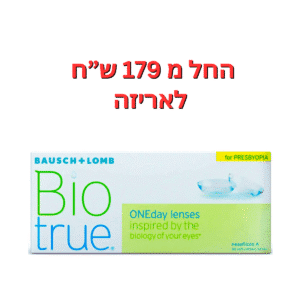 עדשות מולטיפוקל יומיות ביוטרו וואן די מולטיפוקל Biotrue ONEday Presbyopia 30pck