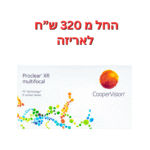 עדשות מגע מולטיפוקל חודשיות פרוקליר מולטיפוקל במספרים גבוהים Proclear Multifocal XR 3pck
