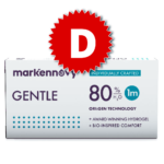 עדשות מגע מולטיפוקל עם צילינדר במספרים גבוהים בהתאמה אישית Gentle 80 Multifocal Toric 1pck