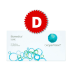 עדשות מגע חודשיות עם צילינדר ביומדיקס טוריק (Biomedics toric 1pck)