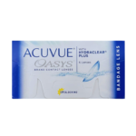 עדשות מגע דו שבועיות טיפוליות אקיוביו אואזיס ללא מספר Acuvue Oasys Plano 6pck