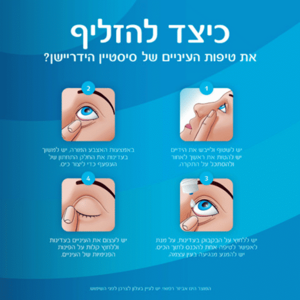 טיפות עיניים ללא חומר משמר סיסטיין הידריישן 10 מ"ל Systane® Hydration 10ml