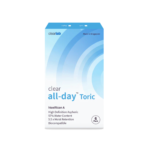 עדשות מגע חודשיות צילינדר קליר טוריק 6 יחי' Clear All Day Toric 6pck