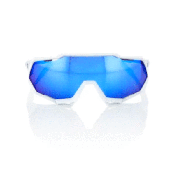משקפי שמש ספורט SPEEDTRAP לבן מט עם עדשת HiPER Blue Multilayer Mirror