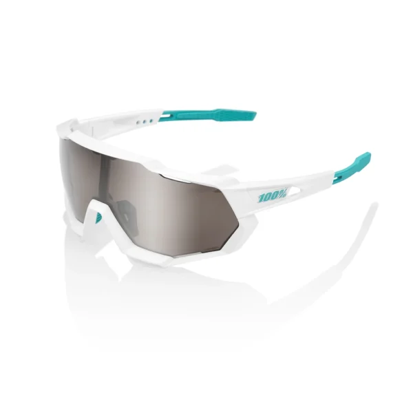 משקפי שמש ספורט פרימיום – SPEEDTRAP® SE BORA hansgrohe Team White HiPER Silver Mirror Lens