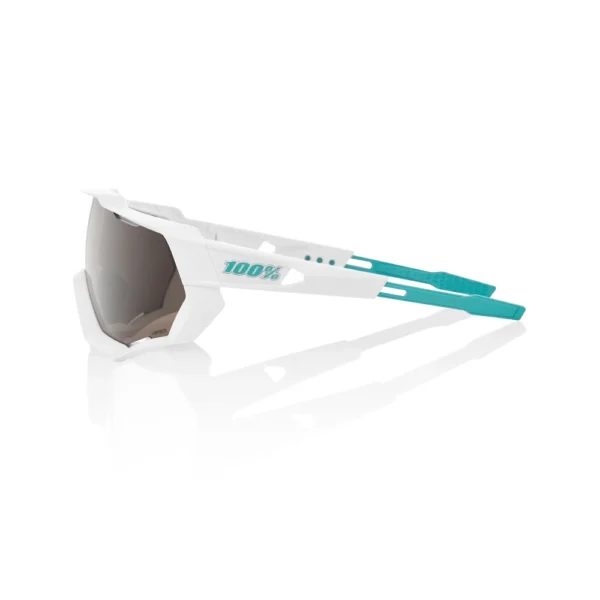 משקפי שמש ספורט פרימיום – SPEEDTRAP® SE BORA hansgrohe Team White HiPER Silver Mirror Lens