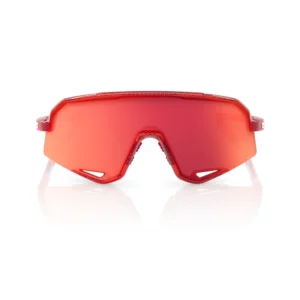משקפי שמש ספורט פרימיום – SLENDALE® Campari Translucent Red HiPER Fire Red Mirror Lens