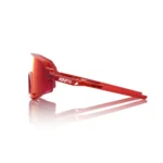 משקפי שמש ספורט פרימיום – SLENDALE® Campari Translucent Red HiPER Fire Red Mirror Lens