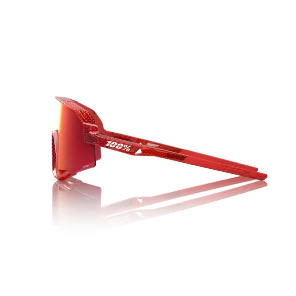 משקפי שמש ספורט פרימיום – SLENDALE® Campari Translucent Red HiPER Fire Red Mirror Lens