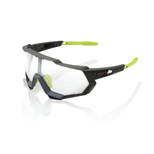 משקפי שמש ספורט פרימיום - SPEEDTRAP® Soft Tact Cool Grey Photochromic Lens