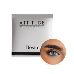 עדשות מגע צבעוניות יומיות דסיו יומיות בצבע כחול רומנטי  Desio Romantic Blue 12pck