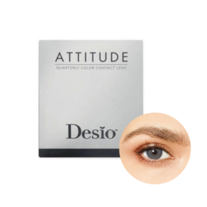 עדשות צבעוניות תלת חודשיותעדשות דסיו בגוון אפור מודגש Desio Bold Grey 2pck