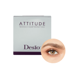 עדשות צבע עם צילינדרעדשות דסיו בגוון חום דבשDesio Delicious Honey Toric 2pck