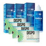 עדשות מגע חודשיות דיספו פלוס + שלישיית תמיסות Dispo Plus Combo Deal