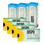 עדשות מגע חודשיות צילינדר דיספו פלוס צילינדר + שלישיית תמיסות Dispo Plus Toric Combo Deal